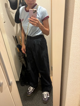 「骨格ナチュラル」｜yoyoさん（レディース・161cm）の秋コーディネート