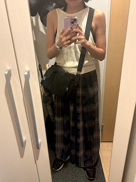 「Lumier（リュミエ）のアイテム」を使った、yoyoさん（レディース・161cm）の夏コーディネート