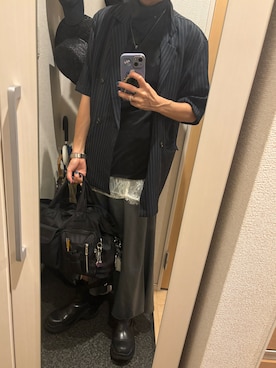 「JEANASIS（ジーナシス）のアイテム」を使った、yoyoさん（レディース・161cm）の秋コーディネート