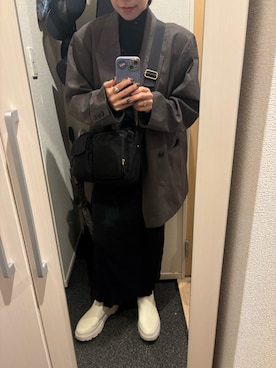「LAPUIS（ラピュイ）のアイテム」を使った、yoyoさん（レディース・161cm）の春コーディネート