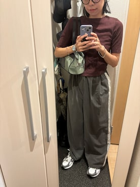 「OSOI（オソイ）のアイテム」を使った、yoyoさん（レディース・161cm）の秋コーディネート