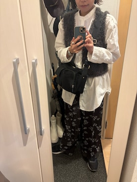 「JEANASIS（ジーナシス）のアイテム」を使った、yoyoさん（レディース・161cm）の秋コーディネート