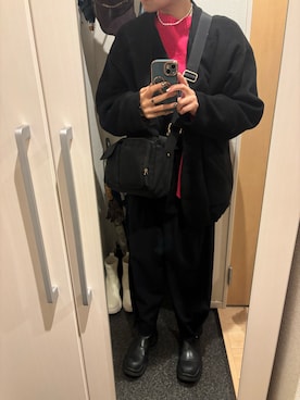 「アイテム（ノーカラージャケット）」を使った、yoyoさん（レディース・161cm）の秋コーディネート