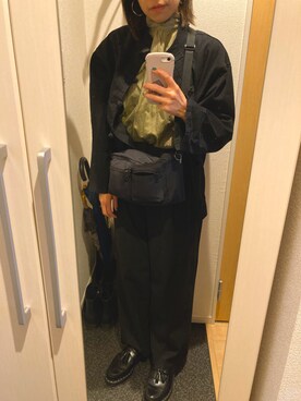 「Dr. Martens（ドクターマーチン）の【別注】 ＜Dr.Martens＞∴ ADRIAN/シューズ ◆（ローファー）」を使った、yoyoさん（レディース・161cm）の春コーディネート
