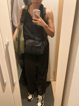 「EKCOOKIES（イーケークッキーズ）のアイテム」を使った、yoyoさん（レディース・161cm）の夏コーディネート