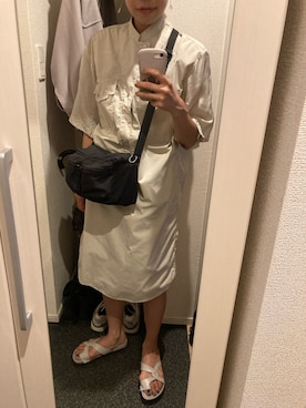 「ASTRAET（アストラット）のアイテム（ワンピース/ドレス）」を使った、yoyoさん（レディース・161cm）の夏コーディネート