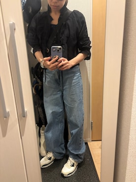 「upperhights（アッパーハイツ）のアイテム」を使った、yoyoさん（レディース・161cm）の春コーディネート