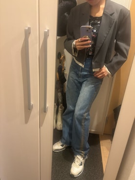 「Ameri（アメリ）のアイテム（ワンピース）」を使った、yoyoさん（レディース・161cm）の春コーディネート