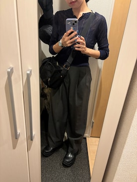 「JEANASIS（ジーナシス）のアイテム」を使った、yoyoさん（レディース・161cm）の秋コーディネート