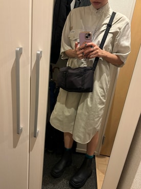 「ASTRAET（アストラット）のアイテム（ワンピース/ドレス）」を使った、yoyoさん（レディース・161cm）の夏コーディネート