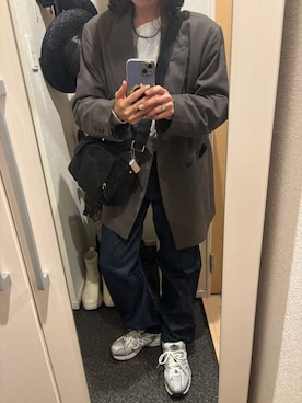 「JEANASIS（ジーナシス）のアイテム（ジャケット/アウター）」を使った、yoyoさん（レディース・161cm）の春コーディネート