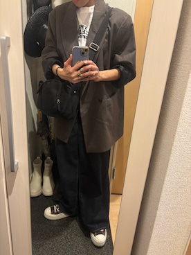 「NEEDBY heritage（ニードバイヘリテージ）のアイテム」を使った、yoyoさん（レディース・161cm）の春コーディネート