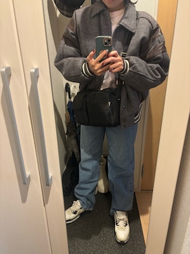 「upperhights（アッパーハイツ）のアイテム」を使った、yoyoさん（レディース・161cm）の冬コーディネート