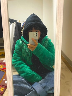 「PENFIELD USA（ペンフィールドユーエスエー）のアイテム」を使った、ikaさん（レディース・157cm）の冬コーディネート