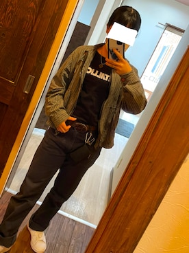 「BOBSON（ボブソン）のアイテム」を使った、ikaさん（レディース・157cm）の春コーディネート