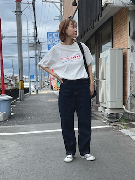 「コンバース」｜mayoさん（レディース・158cm）の秋コーディネート