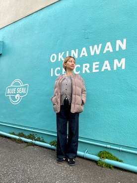 「SOMETHING（サムシング）のアイテム」を使った、mayoさん（レディース・158cm）の春コーディネート