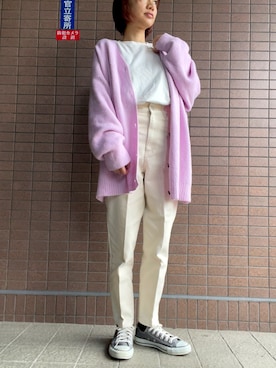 「Chaco closet（チャコ クローゼット）のアイテム（デニムパンツ）」を使った、mayoさん（レディース・158cm）の春コーディネート