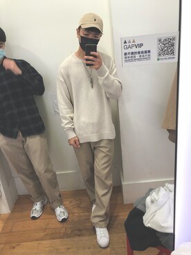 「LESS（レス）のアイテム」を使った、Chien Sheng Wangさん（メンズ・173cm）の夏コーディネート