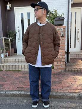 「Cooperstown Ball Cap（クーパーズタウンボールキャップ）のアイテム」を使った、k2106さん（メンズ・175cm）の春コーディネート