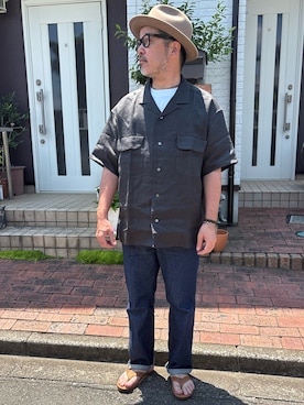 「goro's（ゴローズ）のアイテム」を使った、k2106さん（メンズ・175cm）の夏コーディネート