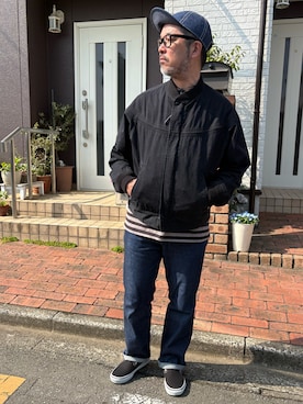 「RED KAP（レッドキャップ）のアイテム」を使った、k2106さん（メンズ・175cm）の春コーディネート