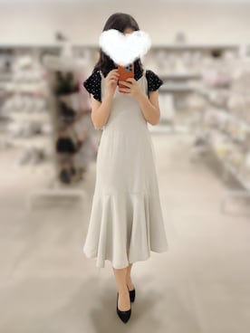 「PROPORTION BODY DRESSING（プロポーションボディドレッシング）のアイテム（ワンピース/ドレス）」を使った、Yuiiiさん（レディース・156cm）の秋コーディネート