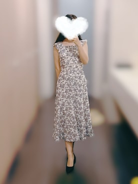 「PROPORTION BODY DRESSING（プロポーションボディドレッシング）のアイテム（ワンピース/ドレス）」を使った、Yuiiiさん（レディース・156cm）の夏コーディネート