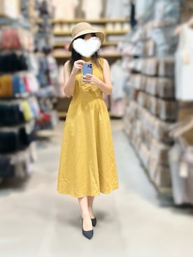 「N.（N. Natural Beauty Basic）（エヌエヌナチュラルビューティーベーシック）のアイテム（ワンピース/ドレス）」を使った、Yuiiiさん（レディース・156cm）の夏コーディネート