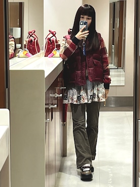 「アイテム（パーカー）」を使った、みぬふぃーゆさん（レディース・153cm・20代）の秋コーディネート