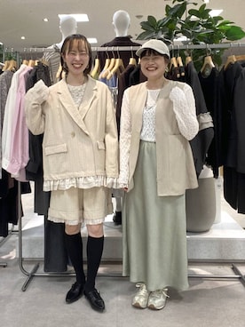 ゆうかさん（レディース・163cm）の春コーディネート