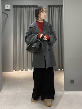 「アイテム（その他アウター）」を使った、ゆうかさん（レディース・163cm・30代）の秋コーディネート