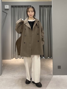 「アイテム（その他アウター）」を使った、ゆうかさん（レディース・163cm・30代）の秋コーディネート