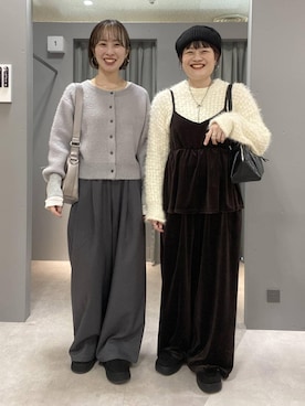 「LEPSIM」｜ゆうかさん（レディース・163cm）の冬コーディネート