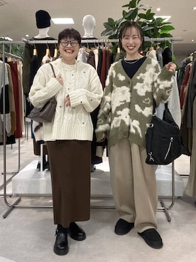 「アイテム（カーディガン/ボレロ）」を使った、ゆうかさん（レディース・163cm・30代）の冬コーディネート