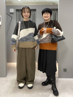 「LEPSIM」｜ゆうかさん（レディース・163cm）の冬コーディネート