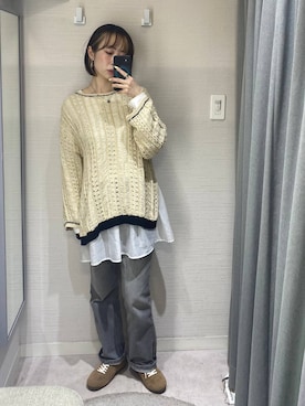 ゆうかさん（レディース・163cm）の春コーディネート