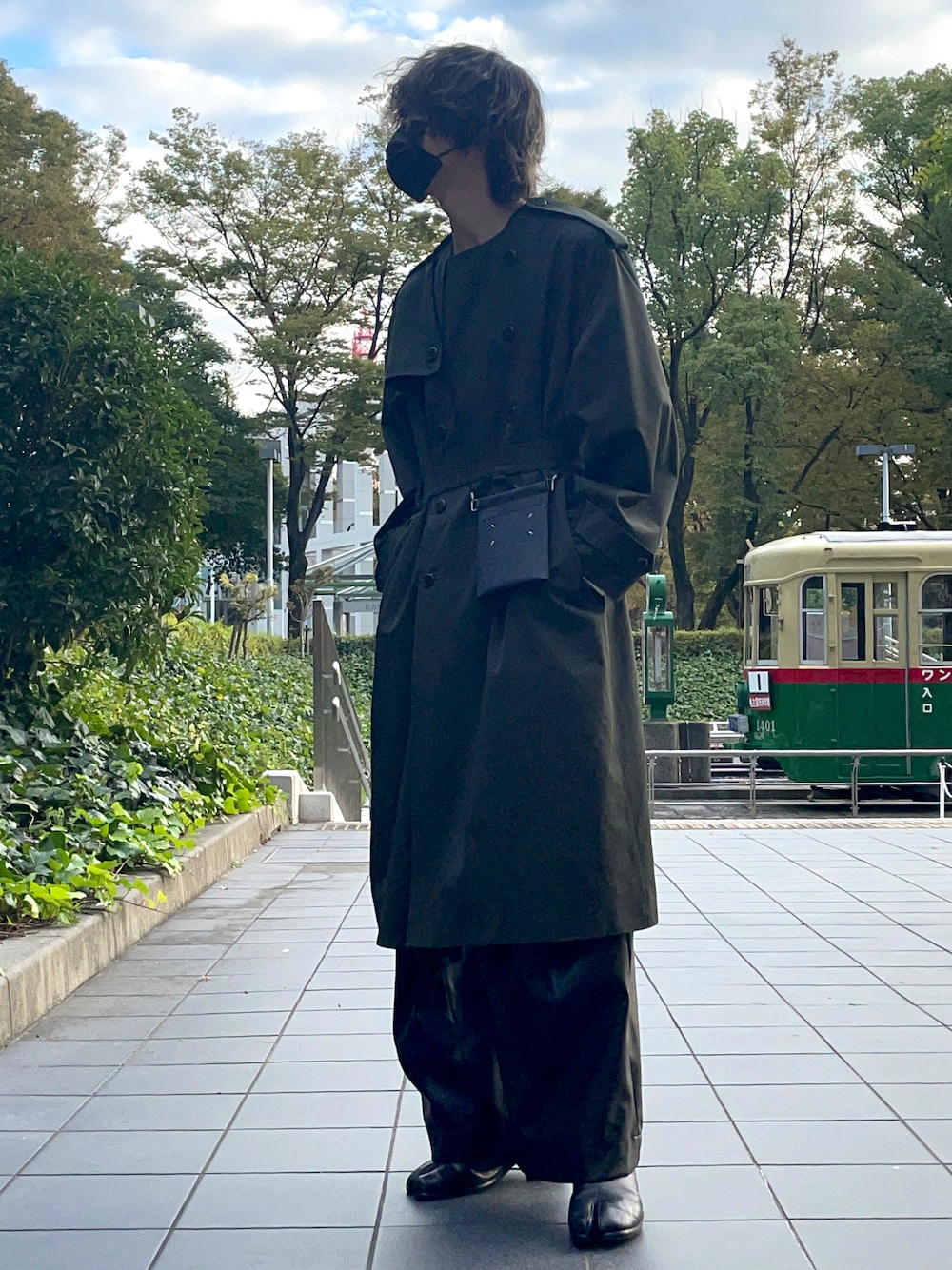 【LAD MUSICIAN】トレンチコート/44/ダークグリーン LAD MUSICIAN】トレンチコート/44/ダークグリーン