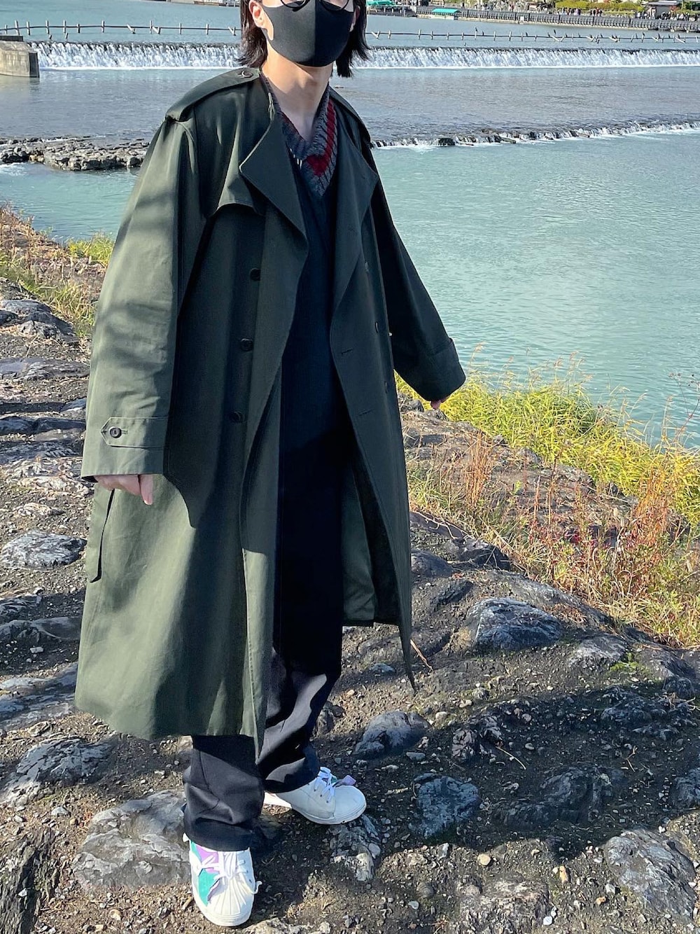 【LAD MUSICIAN】トレンチコート/44/ダークグリーン LAD MUSICIAN】トレンチコート/44/ダークグリーン ラッド