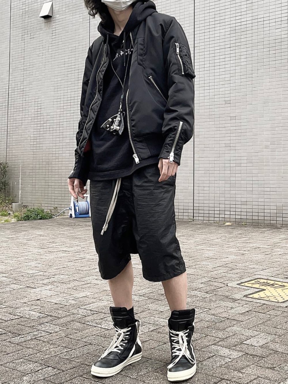 【ジオメトリックデザイン】 RICK OWENS スニーカー ハイカット 1648221116_1000.jpg