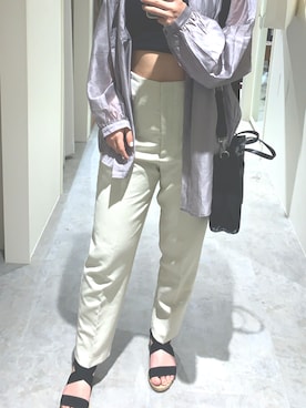 「N/A（エヌエー）のアイテム」を使った、SEIKAさん（レディース・163cm）の夏コーディネート