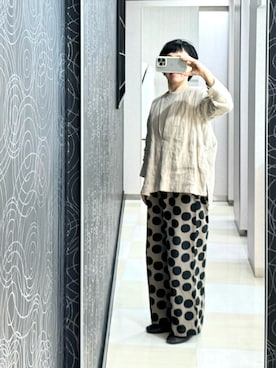 「CROWN（クラウン）のアイテム」を使った、bowさん（レディース・150cm）の秋コーディネート