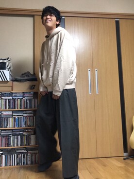 「RYO TAKASHIMA（リョウタカシマ）のアイテム（パンツ）」を使った、taka(相互フォロー)さん（メンズ・170cm）の秋コーディネート