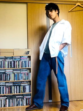 「バブーシュ」｜taka(相互フォロー)さん（メンズ・170cm）の夏コーディネート