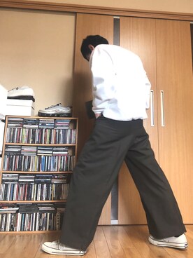 「RYO TAKASHIMA（リョウタカシマ）のアイテム（スラックス）」を使った、taka(相互フォロー)さん（メンズ・170cm）の春コーディネート