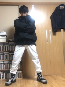 「kith」｜「アイテム（ジャケット/アウター）」を使った、taka(相互フォロー)さん（メンズ・170cm）の春コーディネート