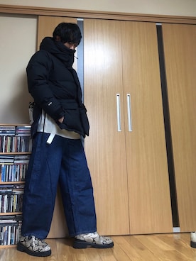 ダウンジャケット/コートを使った「HYKE × THE NORTH FACE」のメンズ ...
