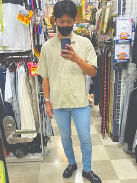 「SUGGESTION（サジェッション）のアイテム」を使った、ゆーきさん（メンズ・172cm）の春コーディネート