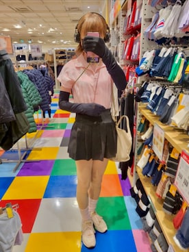 「アイテム（ハンドバッグ）」を使った、エリさん（レディース・178cm）の秋コーディネート