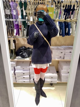 「Tabio（タビオ）のアイテム」を使った、エリさん（レディース・178cm）の春コーディネート